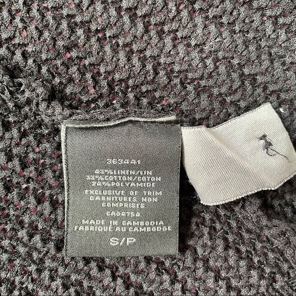 Kenneth Cole light linen cotton blend cardigan - Picture 6 of 6